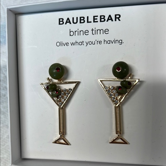COPY - BaubleBar Olive Martini Earrings - Picture 3 of 6